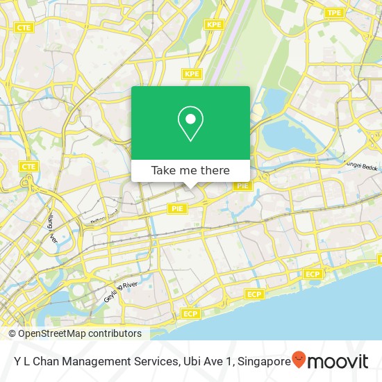 Y L Chan Management Services, Ubi Ave 1 map