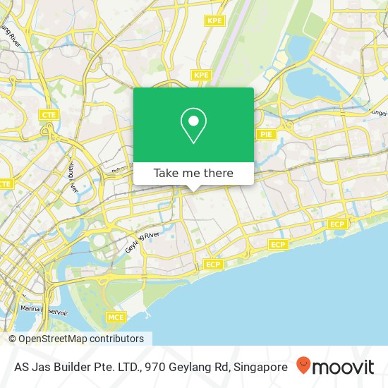 AS Jas Builder Pte. LTD., 970 Geylang Rd map