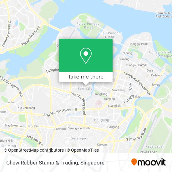 Chew Rubber Stamp & Trading map