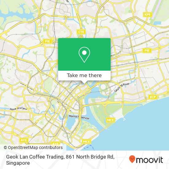 Geok Lan Coffee Trading, 861 North Bridge Rd地图