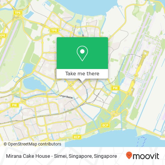 Mirana Cake House - Simei, Singapore地图