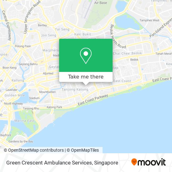 Green Crescent Ambulance Services map