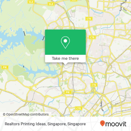 Realtors Printing Ideas, Singapore map