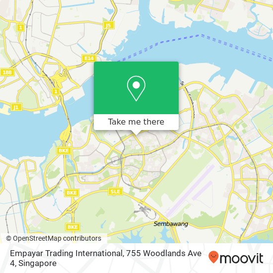 Empayar Trading International, 755 Woodlands Ave 4地图