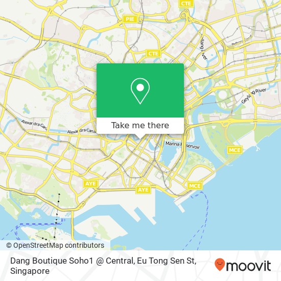 Dang Boutique Soho1 @ Central, Eu Tong Sen St地图