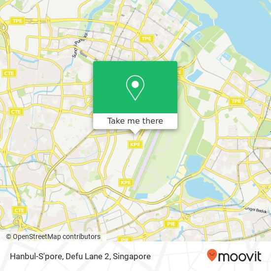 Hanbul-S'pore, Defu Lane 2地图