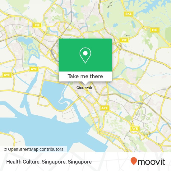 Health Culture, Singapore map