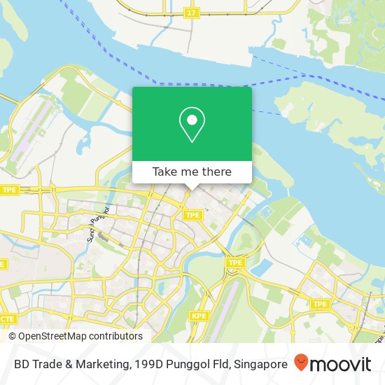 BD Trade & Marketing, 199D Punggol Fld map