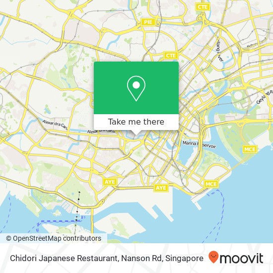 Chidori Japanese Restaurant, Nanson Rd地图