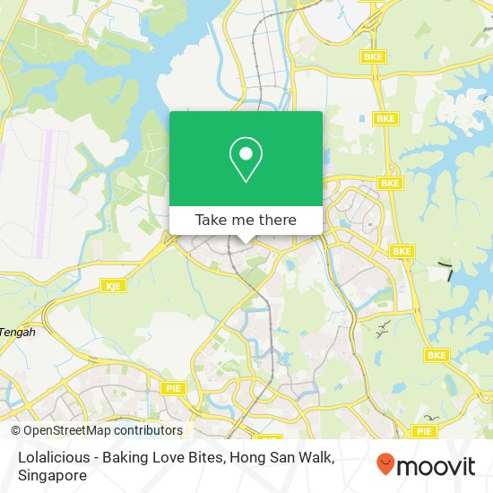 Lolalicious - Baking Love Bites, Hong San Walk地图