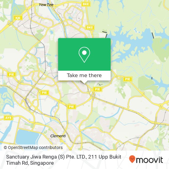 Sanctuary Jiwa Renga (S) Pte. LTD., 211 Upp Bukit Timah Rd map