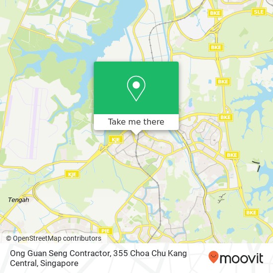 Ong Guan Seng Contractor, 355 Choa Chu Kang Central map