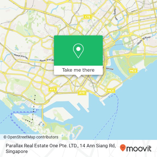 Parallax Real Estate One Pte. LTD., 14 Ann Siang Rd map