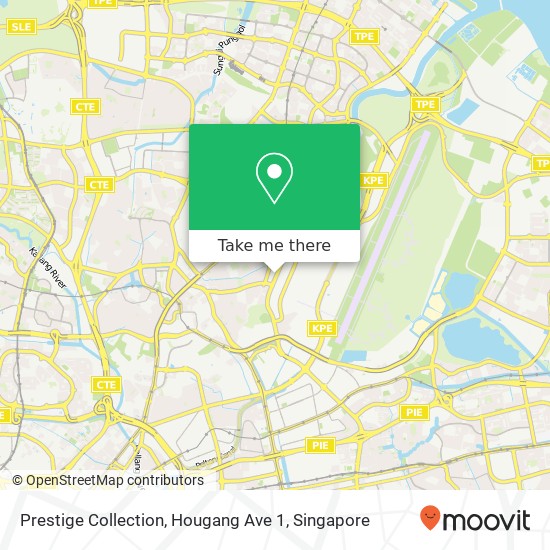 Prestige Collection, Hougang Ave 1地图