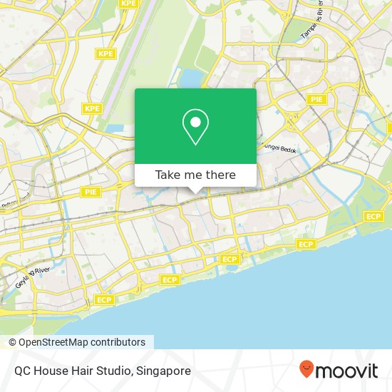 QC House Hair Studio map