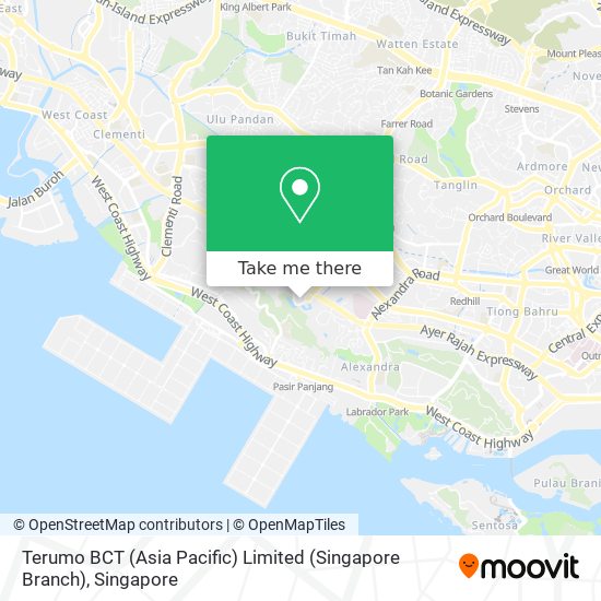 Terumo BCT (Asia Pacific) Limited (Singapore Branch) map