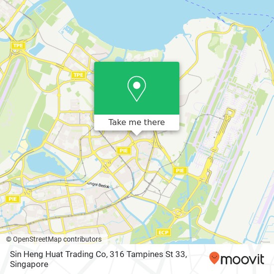 Sin Heng Huat Trading Co, 316 Tampines St 33地图