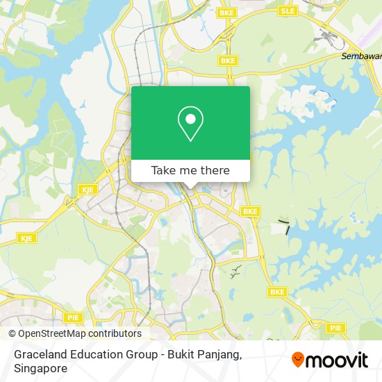 Graceland Education Group - Bukit Panjang map