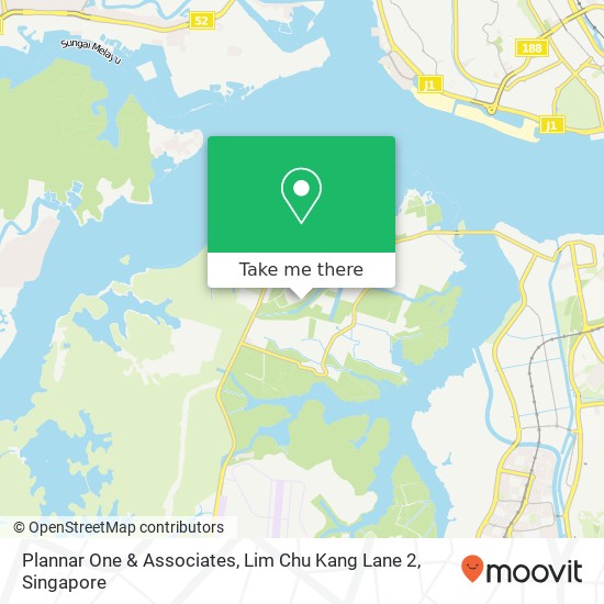 Plannar One & Associates, Lim Chu Kang Lane 2 map