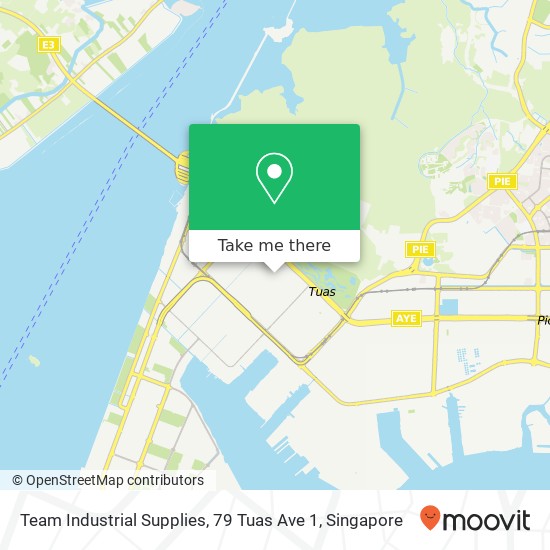 Team Industrial Supplies, 79 Tuas Ave 1地图