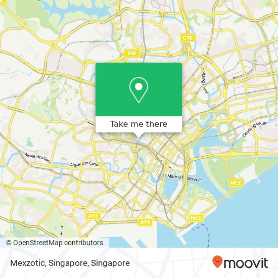 Mexzotic, Singapore map