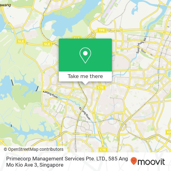Primecorp Management Services Pte. LTD., 585 Ang Mo Kio Ave 3地图