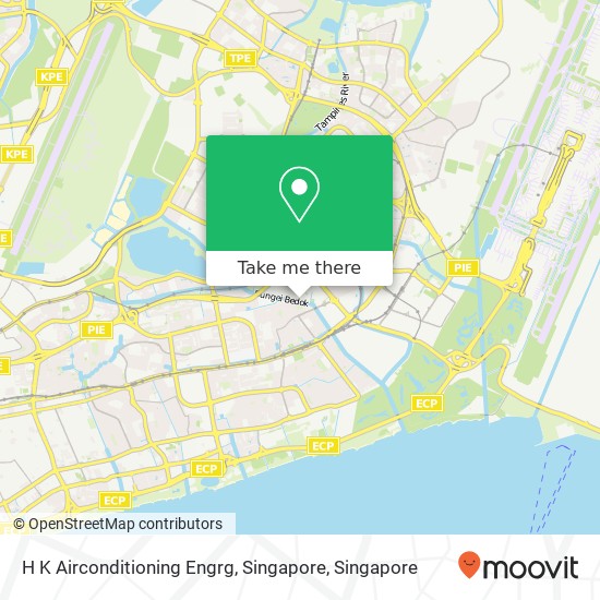 H K Airconditioning Engrg, Singapore map