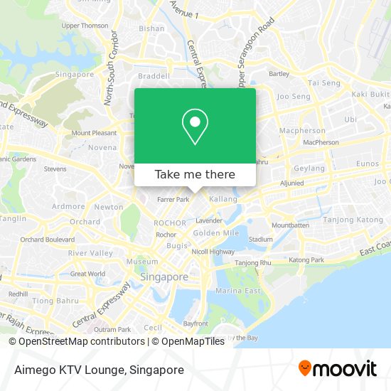Aimego KTV Lounge map