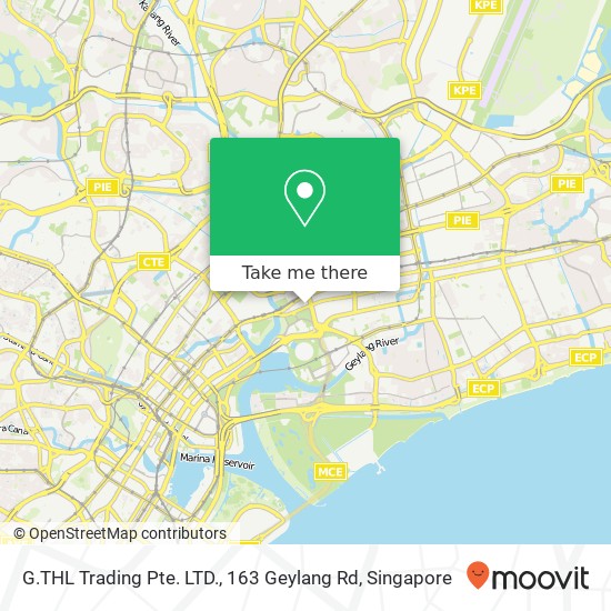 G.THL Trading Pte. LTD., 163 Geylang Rd map