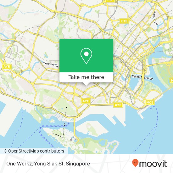 One Werkz, Yong Siak St map