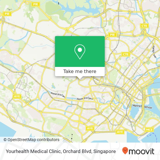 Yourhealth Medical Clinic, Orchard Blvd map