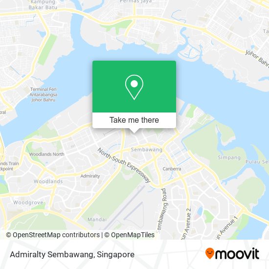 Admiralty Sembawang地图