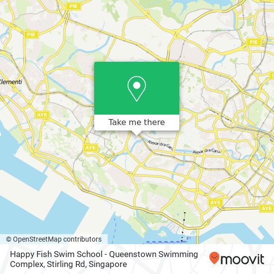 Happy Fish Swim School - Queenstown Swimming Complex, Stirling Rd map