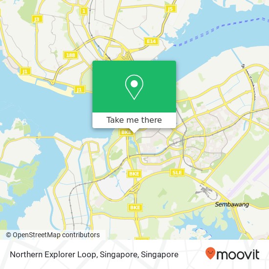 Northern Explorer Loop, Singapore地图