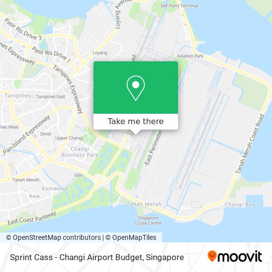 Sprint Cass - Changi Airport Budget地图