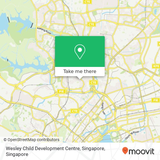Wesley Child Development Centre, Singapore map