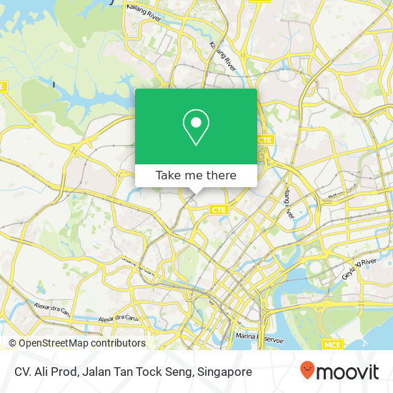 CV. Ali Prod, Jalan Tan Tock Seng map