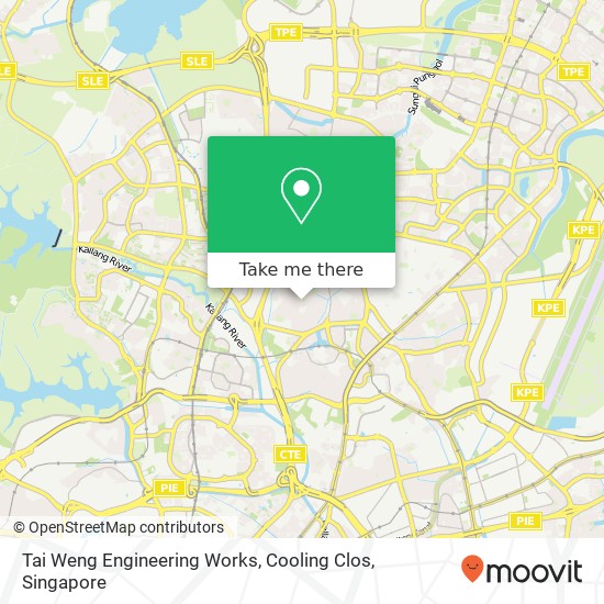 Tai Weng Engineering Works, Cooling Clos map