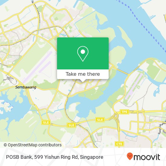 POSB Bank, 599 Yishun Ring Rd地图