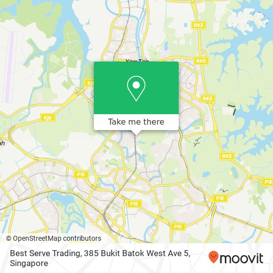 Best Serve Trading, 385 Bukit Batok West Ave 5 map