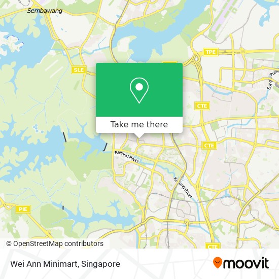 Wei Ann Minimart map