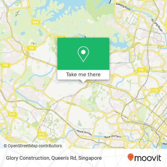 Glory Construction, Queen's Rd map