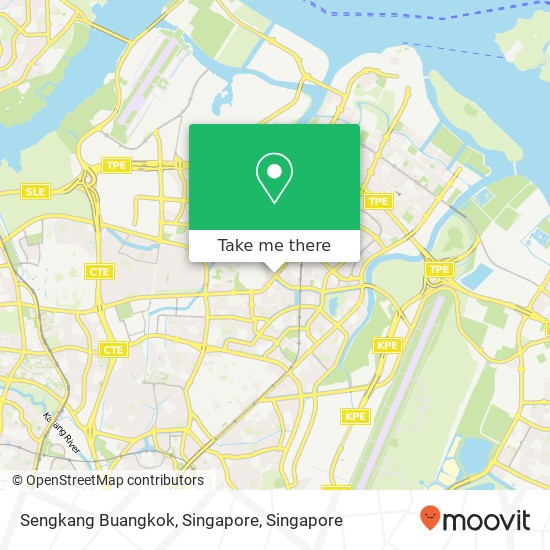 Sengkang Buangkok, Singapore地图
