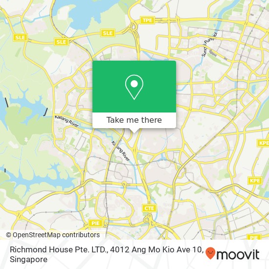 Richmond House Pte. LTD., 4012 Ang Mo Kio Ave 10地图