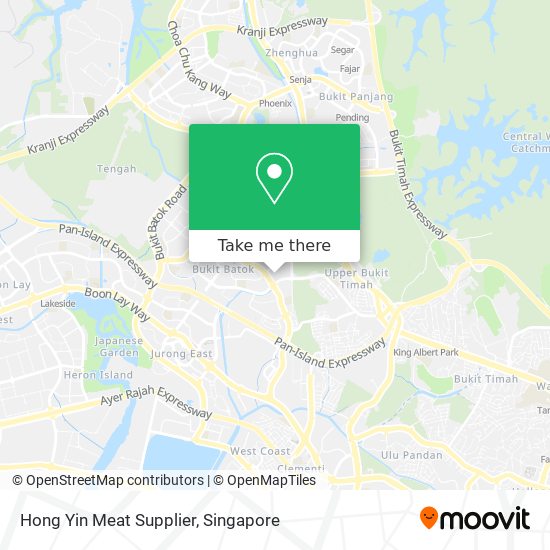 Hong Yin Meat Supplier map
