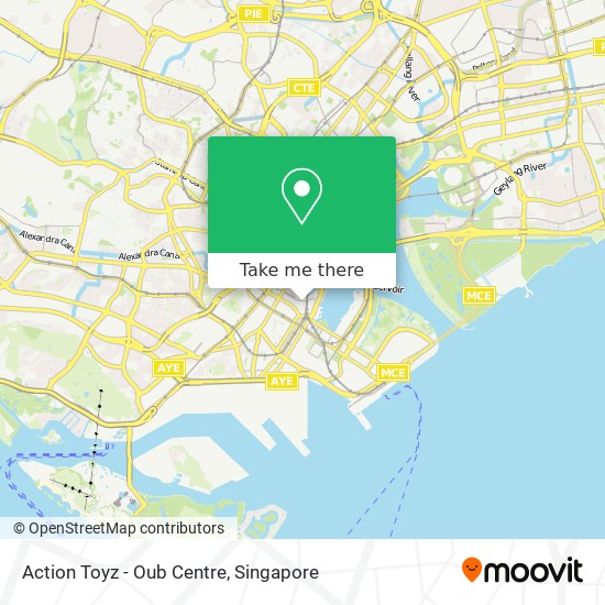 Action Toyz - Oub Centre map