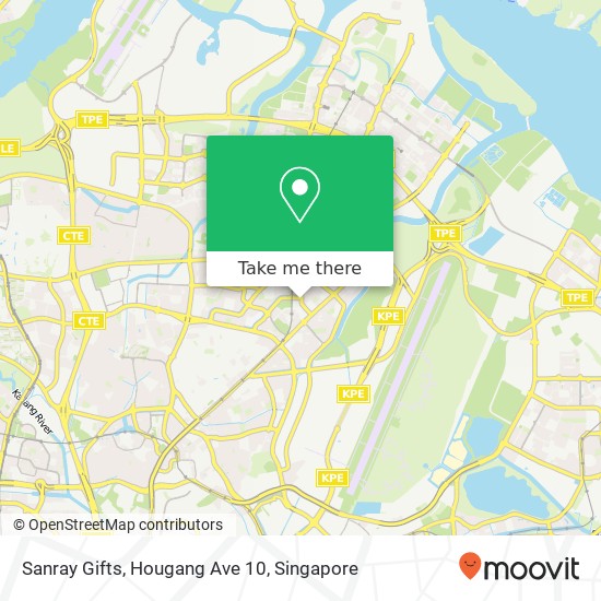Sanray Gifts, Hougang Ave 10 map