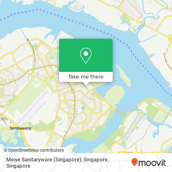 Meiye Sanitaryware (Singapore), Singapore map