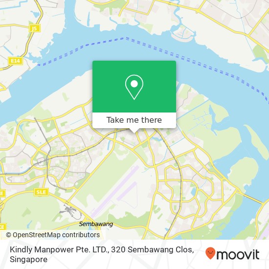 Kindly Manpower Pte. LTD., 320 Sembawang Clos地图