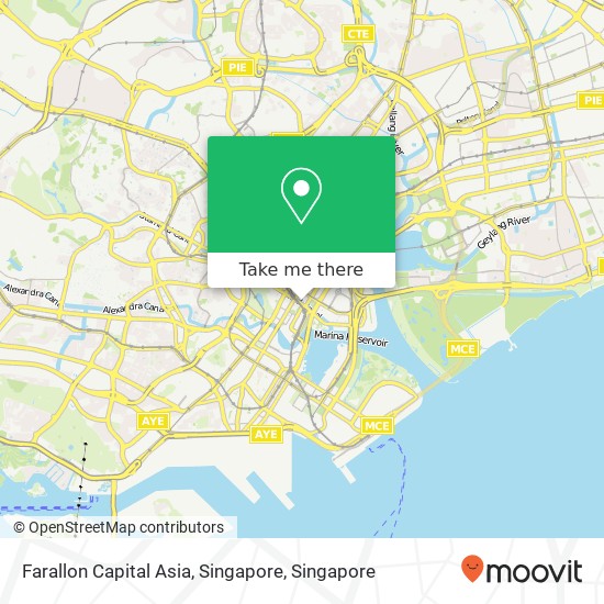 Farallon Capital Asia, Singapore map